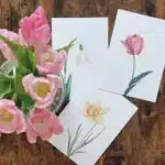 postkarten frühjahrsblüher