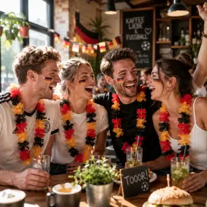 Hawaii Kette Deutschland bei Public Viewing