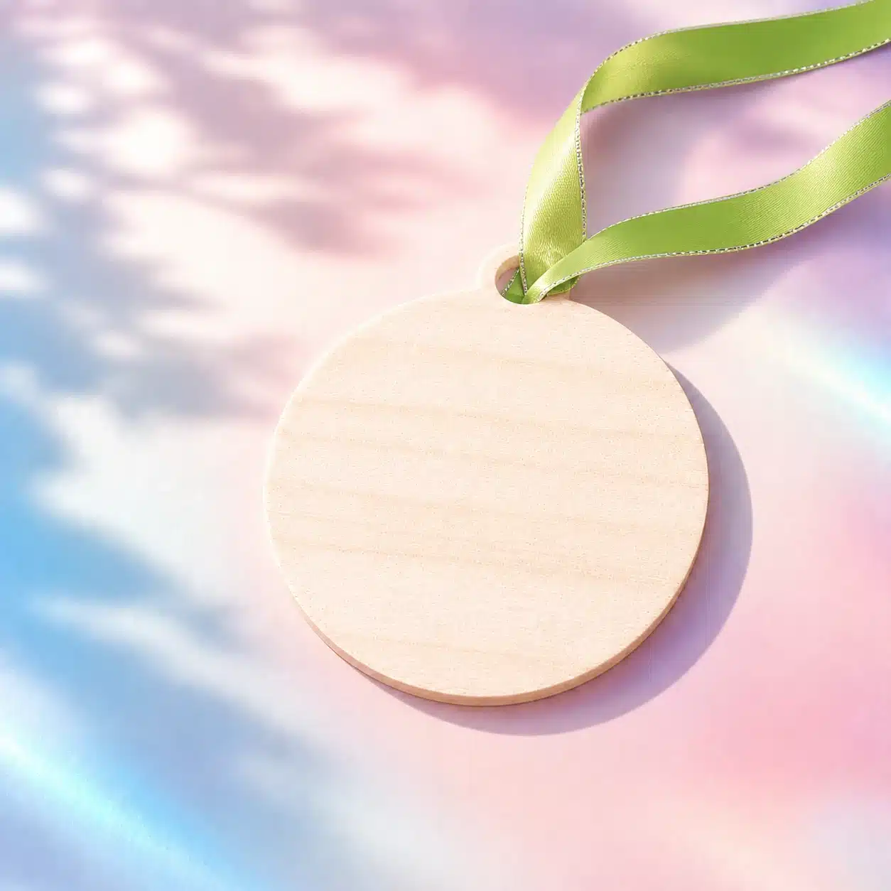 Blanko Medaille aus Holz – Bild 4