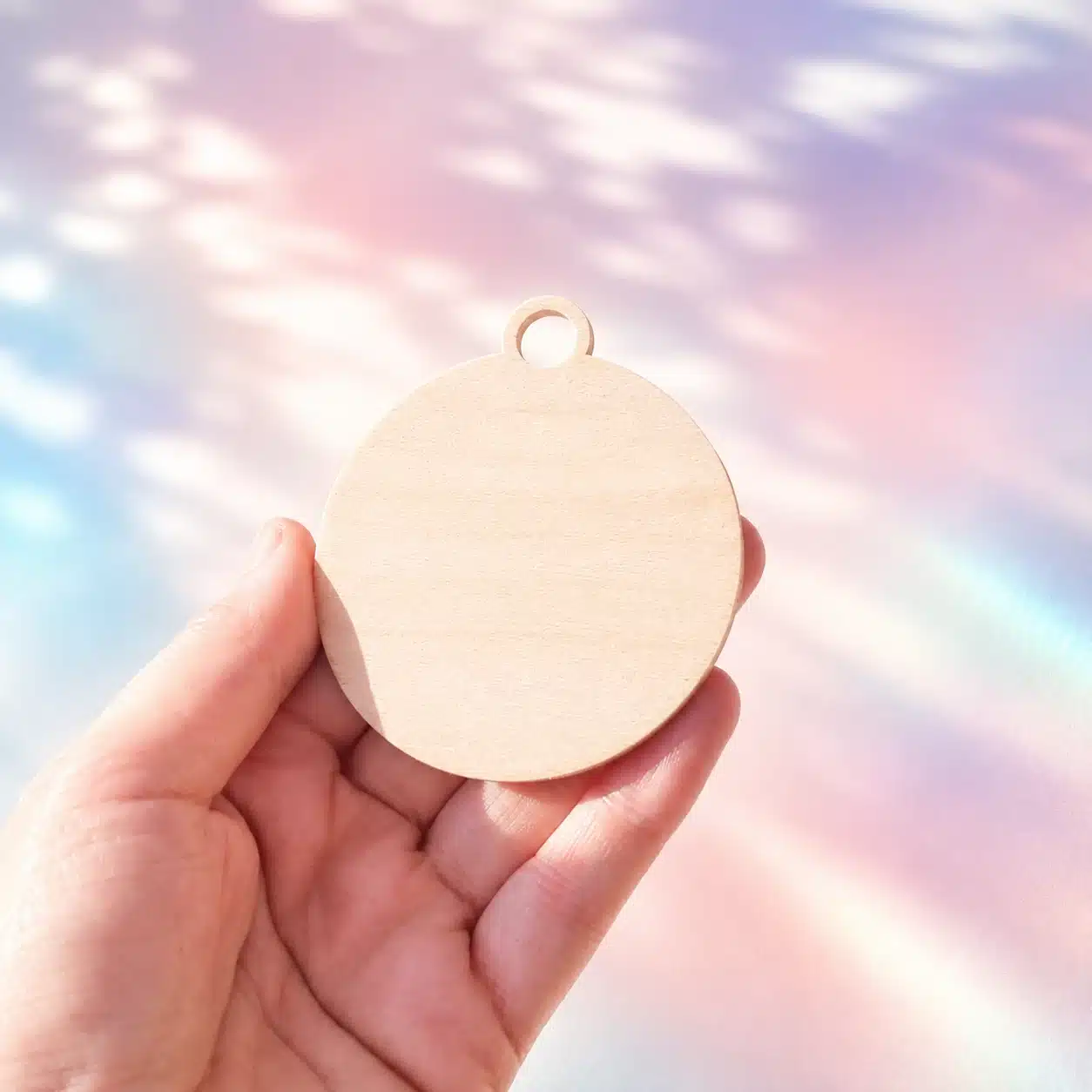 Blanko Medaille aus Holz – Bild 3