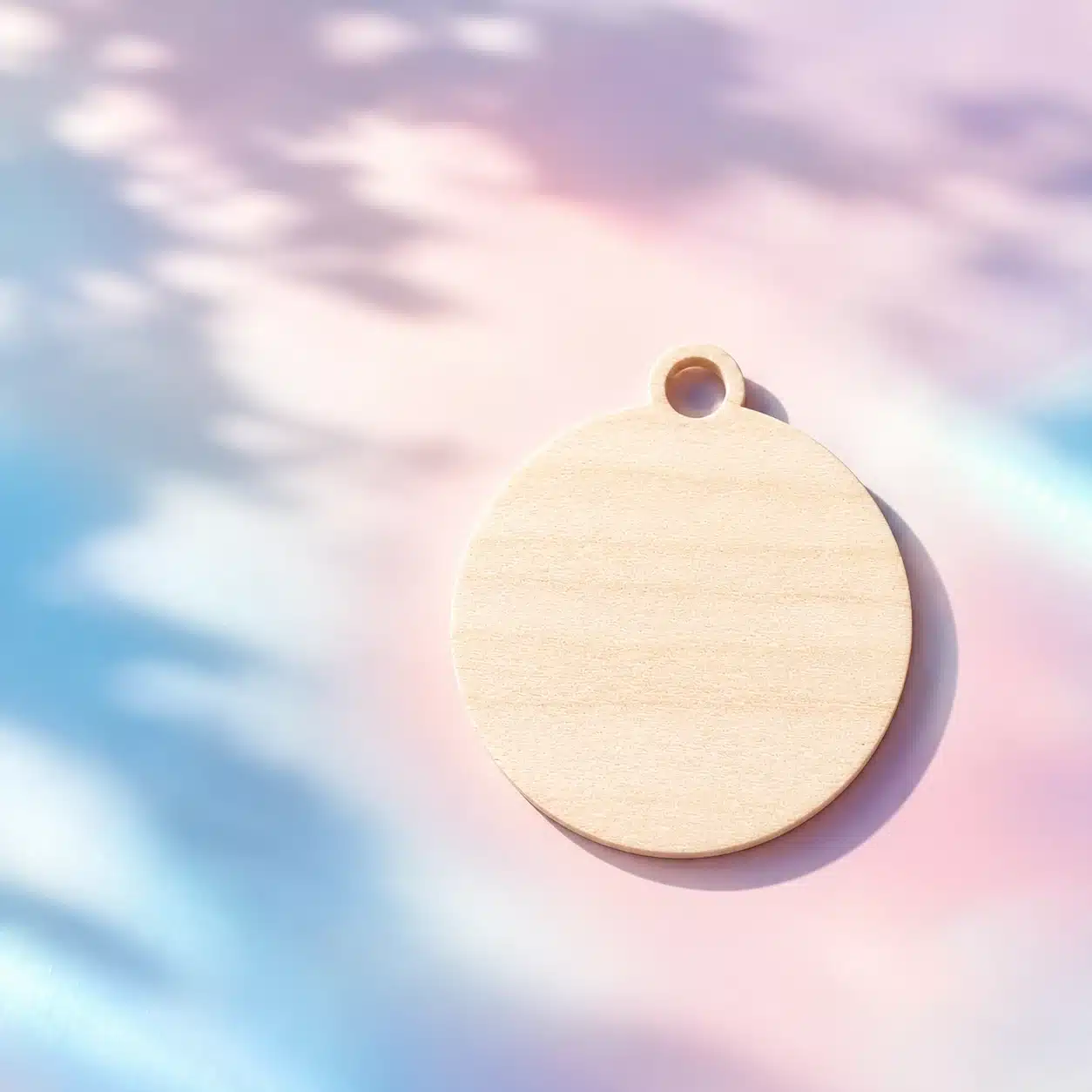 Blanko Medaille aus Holz