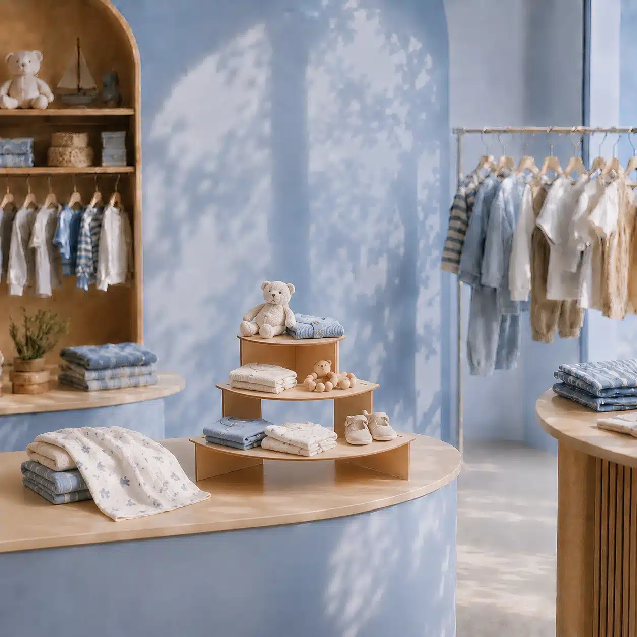 Tuva Dekotreppe Holz für Kinderprodukte im Laden